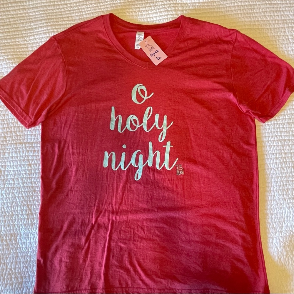 O holy night hymn co tshirt NWOT
